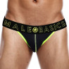 MALE BASICS Jockstrap NEON MaleBasics Noir-Jaune
